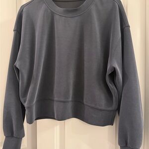 Lululemon Softstreme Crew Sweatshirt Women’s Size Small/Medium Blue-Grey